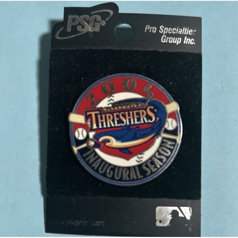 2004 Inaugural Season Clearwater Threshers Enamel Pin